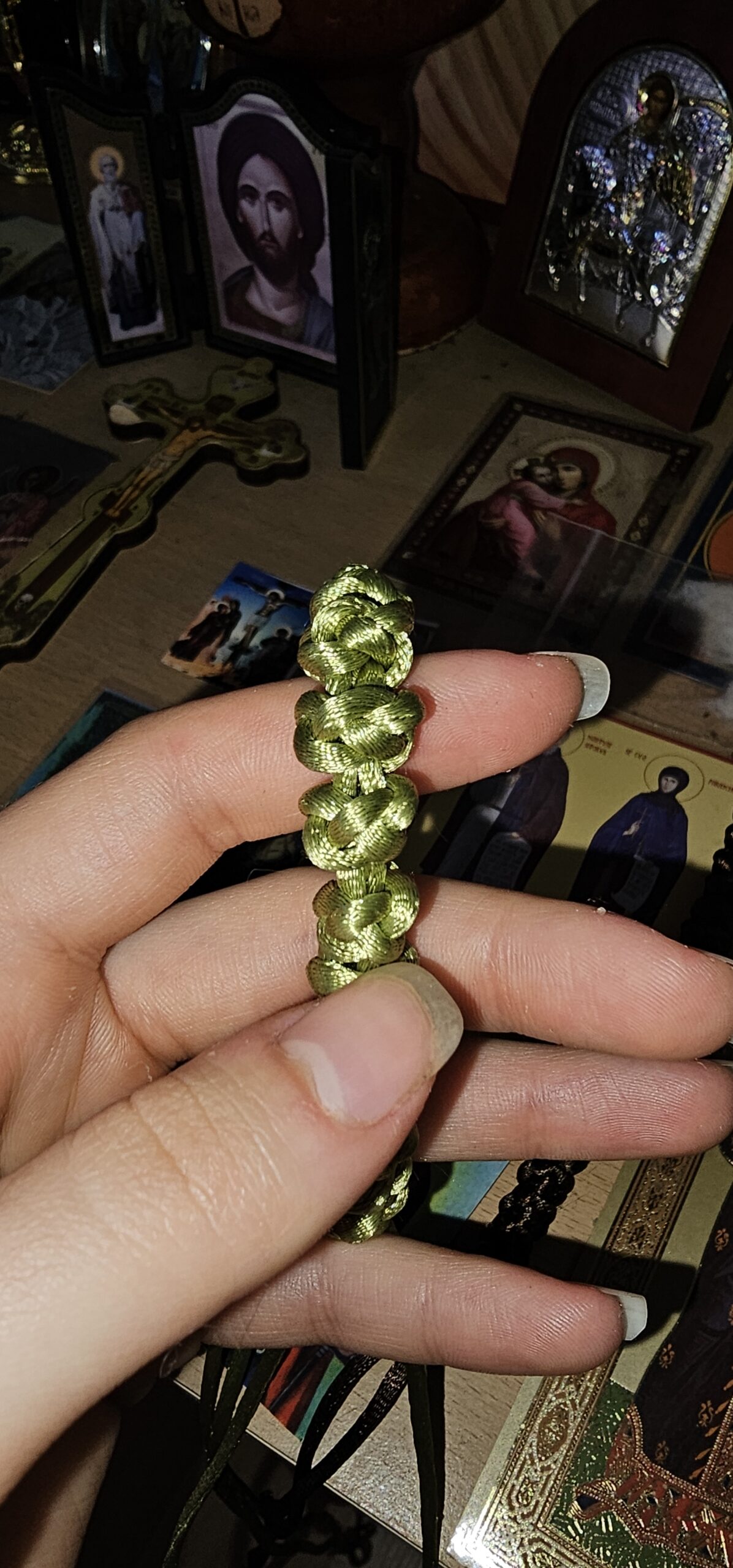 Komboskini (Gebetsschnur) - 50 Knoten - Schnur Ø2 mm - Farbe wählbar - Image 3