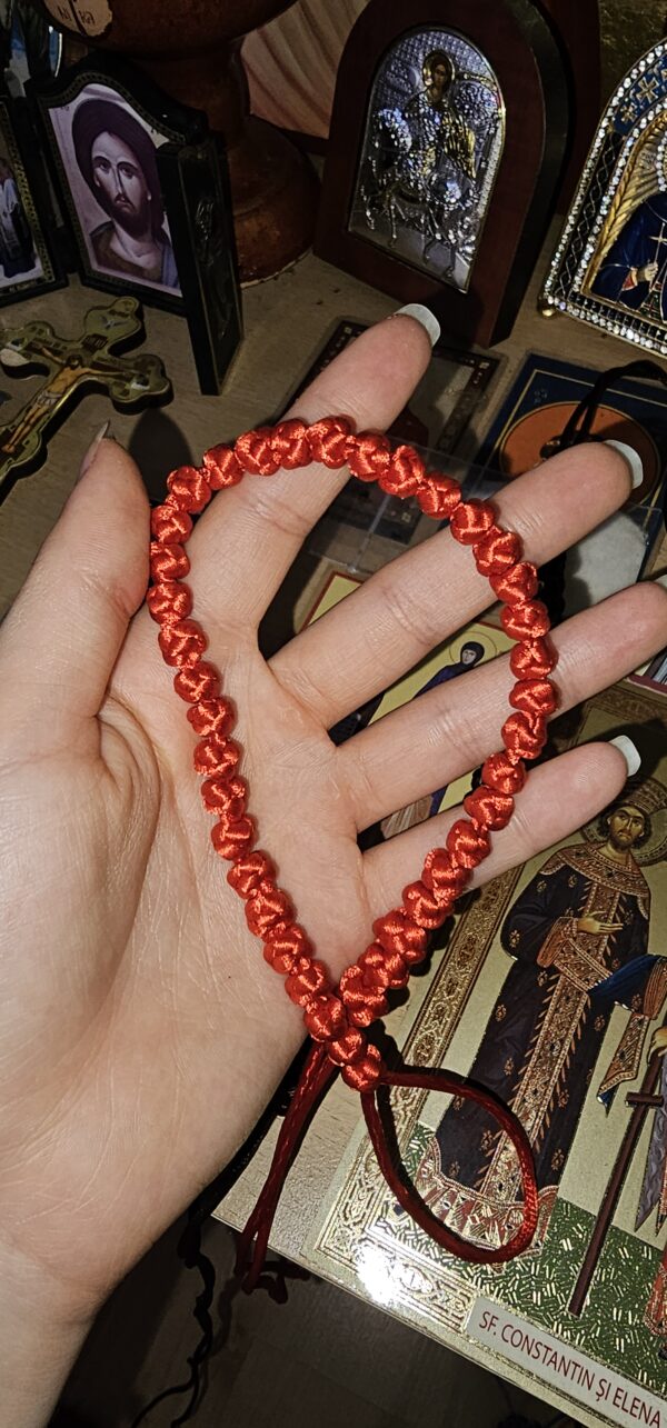 Komboskini (Gebetsschnur) - 50 Knoten - Schnur Ø2 mm - Farbe wählbar