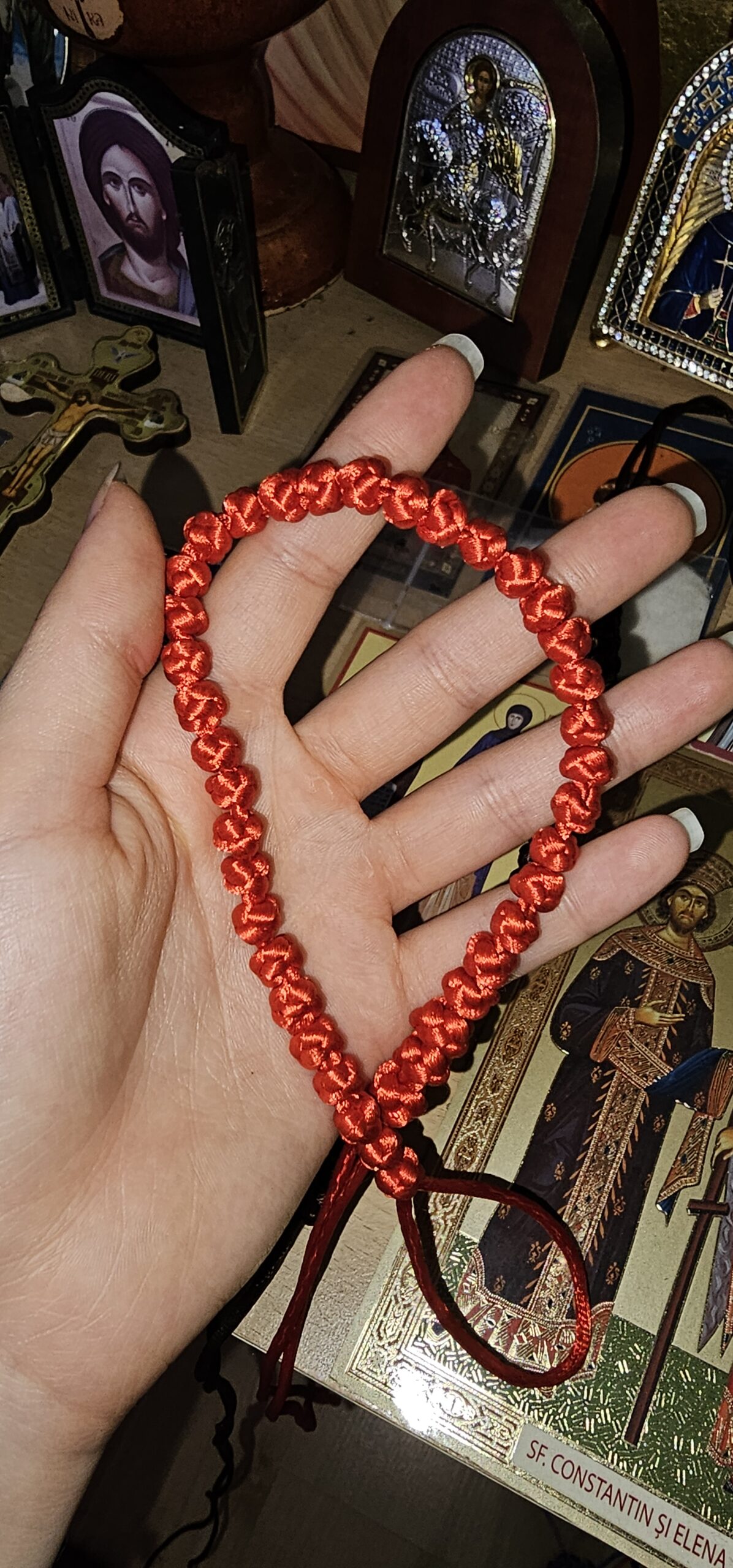 Komboskini (Gebetsschnur) - 50 Knoten - Schnur Ø2 mm - Farbe wählbar - Image 4