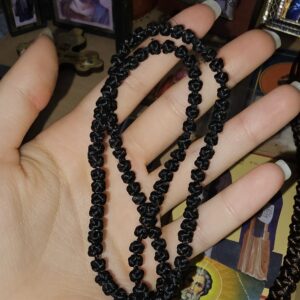 Komboskini (Gebetsschnur) - 100 Knoten - Schnur Ø2 mm - Farbe wählbar