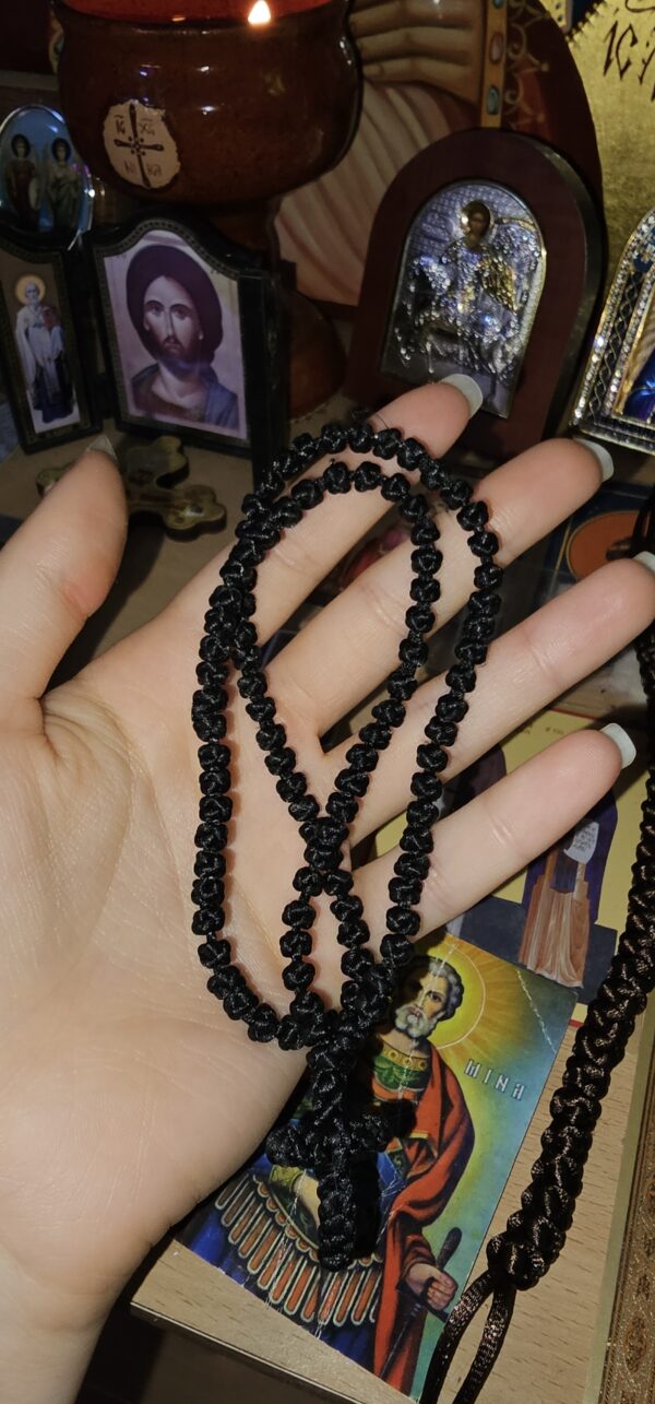 Komboskini (Gebetsschnur) - 50 Knoten - Schnur Ø2 mm - Farbe wählbar